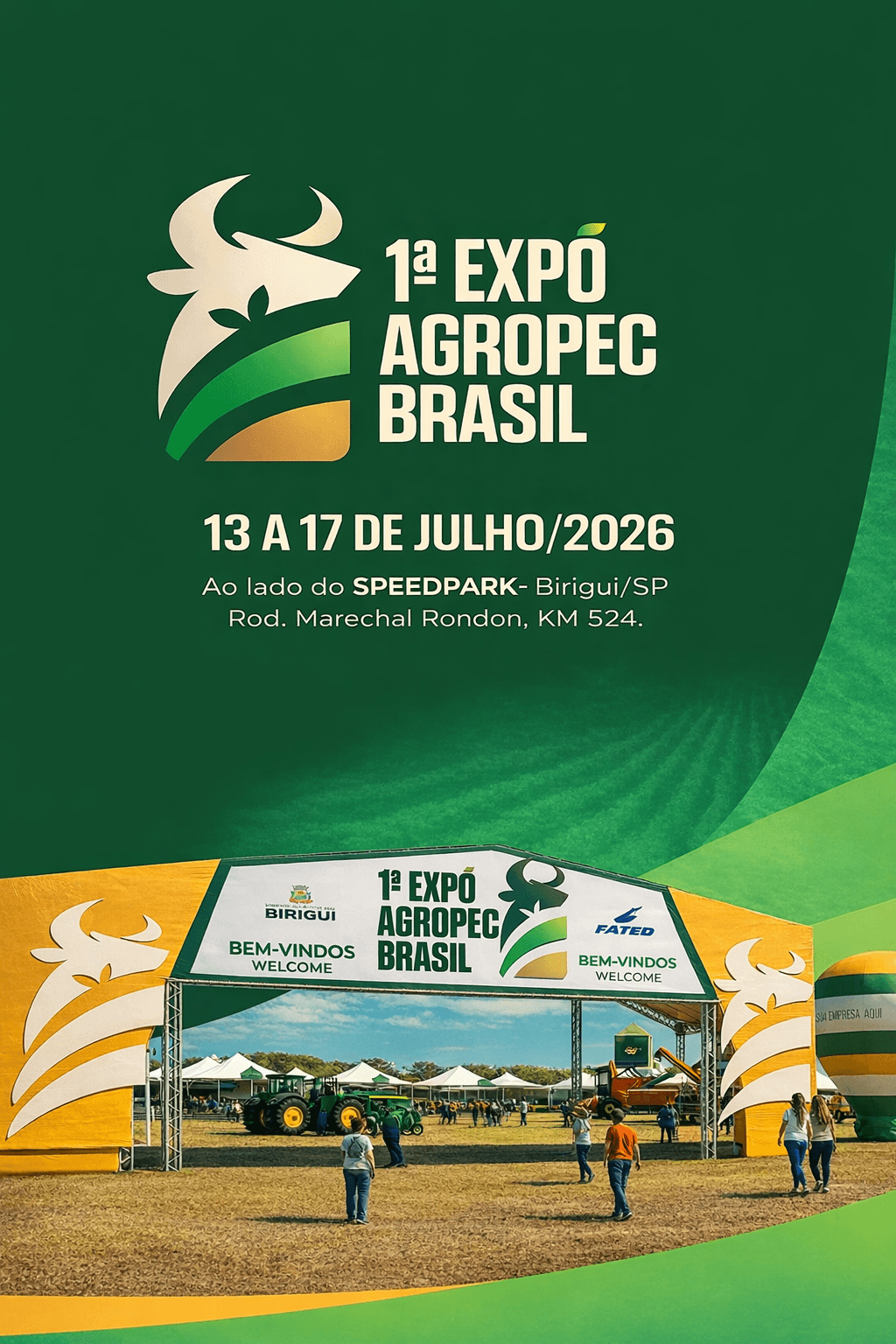 Entrada da Expó Agropec Brasil