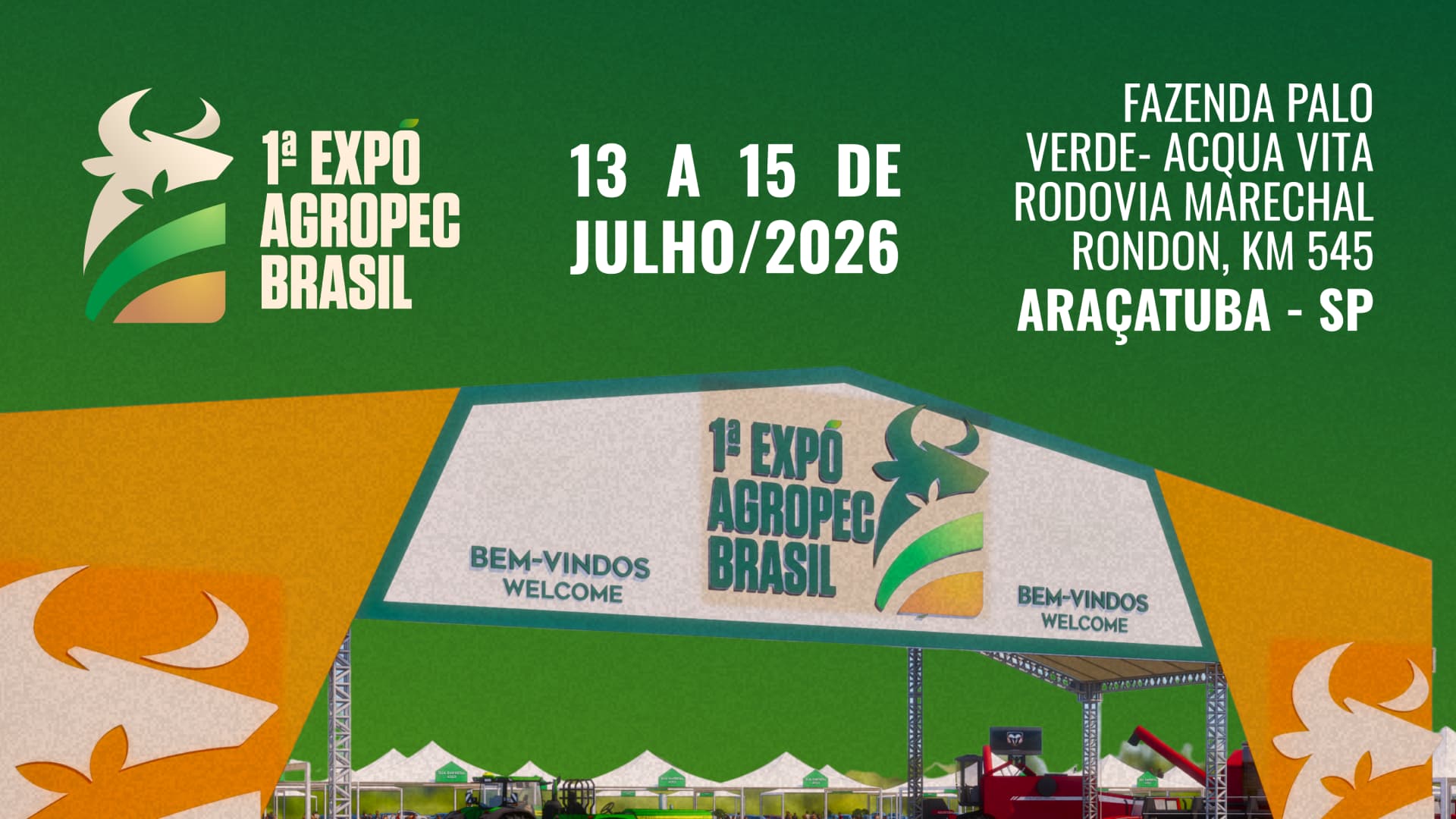 Entrada da Expó Agropec Brasil